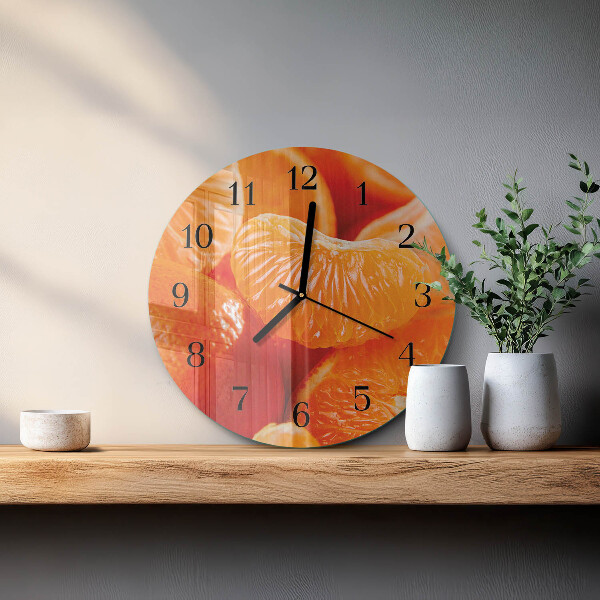 Reloj de pared redondo Mandarinas