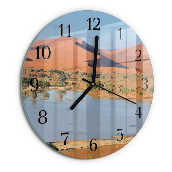 Reloj de pared redondo Desierto