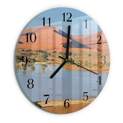 Reloj de pared redondo Desierto
