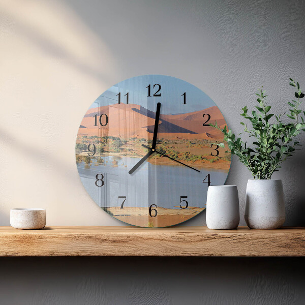 Reloj de pared redondo Desierto