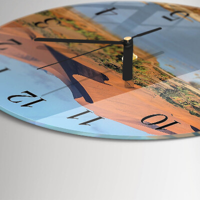 Reloj de pared redondo Desierto