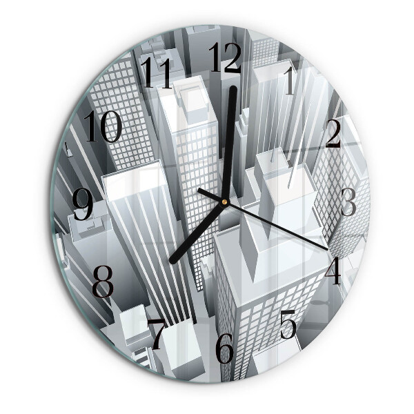 Reloj de pared redondo Edificios