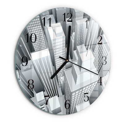Reloj de pared redondo Edificios