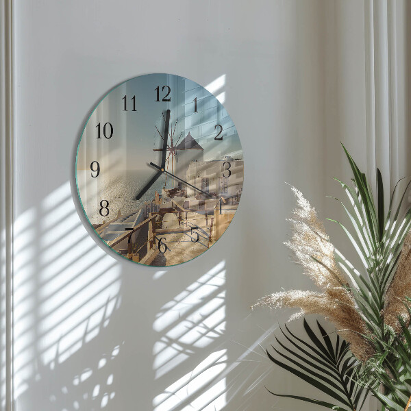 Reloj de pared redondo Santorini