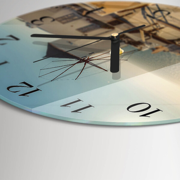 Reloj de pared redondo Santorini