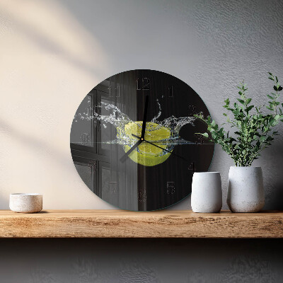 Reloj de pared redondo Cítrico