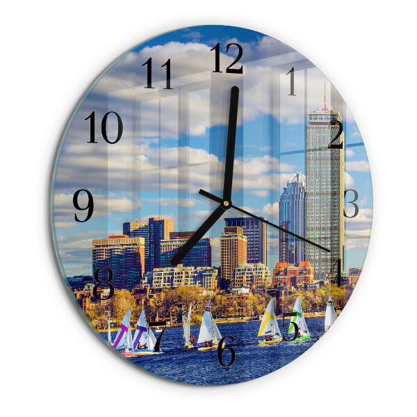 Reloj de pared redondo veleros