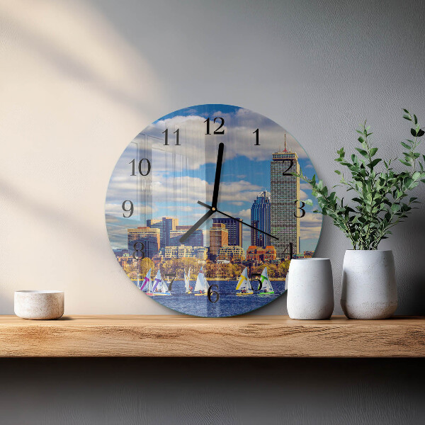 Reloj de pared redondo veleros