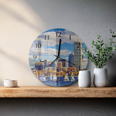 Reloj de pared redondo veleros