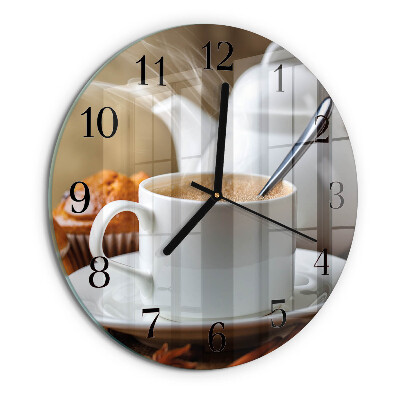 Reloj de pared redondo Taza