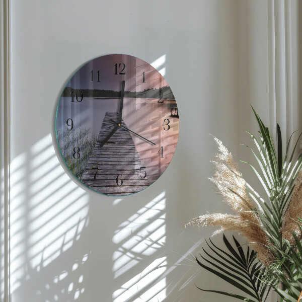 Reloj de pared redondo Puente