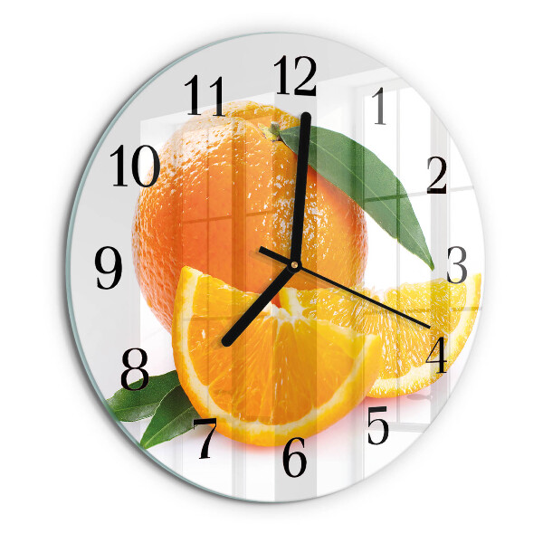 Reloj de pared redondo Naranjas