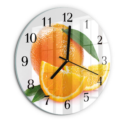 Reloj de pared redondo Naranjas