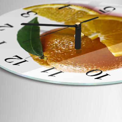 Reloj de pared redondo Naranjas