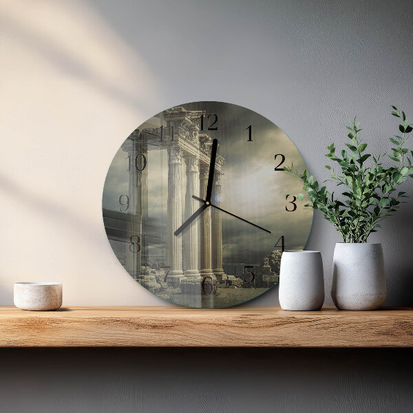 Reloj de pared redondo Acrópolis