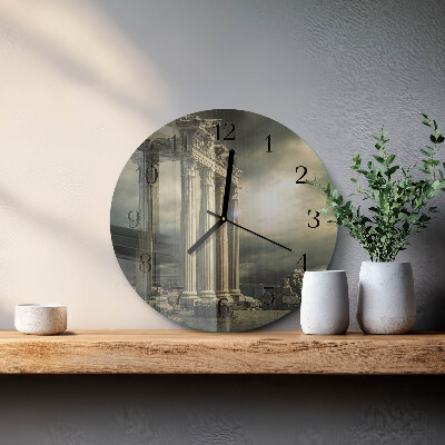 Reloj de pared redondo Acrópolis