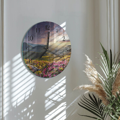 Reloj de pared redondo Paisaje