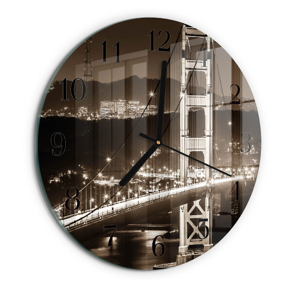 Reloj de pared redondo Puente