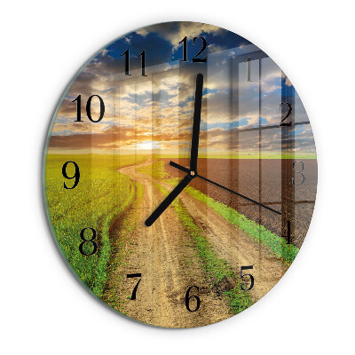 Reloj de pared redondo Campo