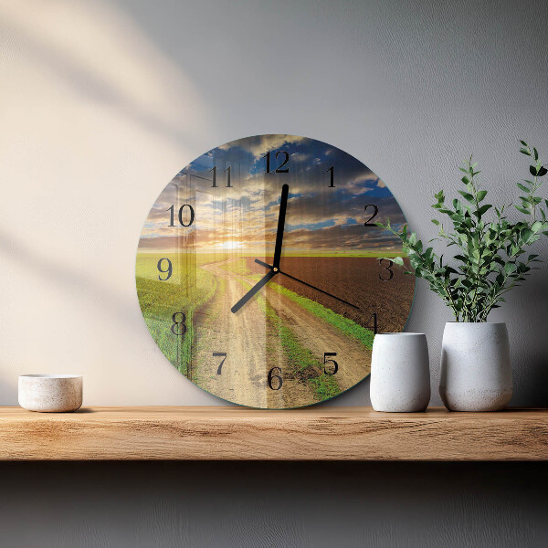 Reloj de pared redondo Campo