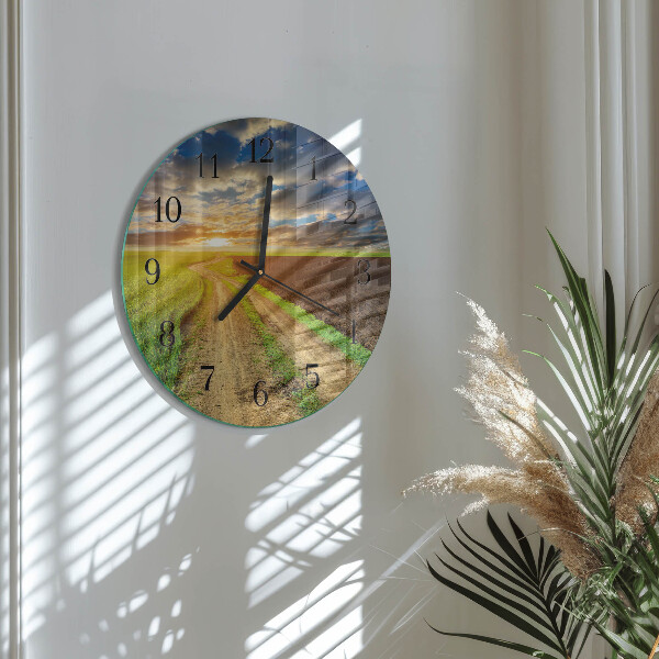 Reloj de pared redondo Campo