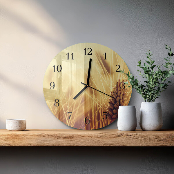 Reloj de pared redondo Grano
