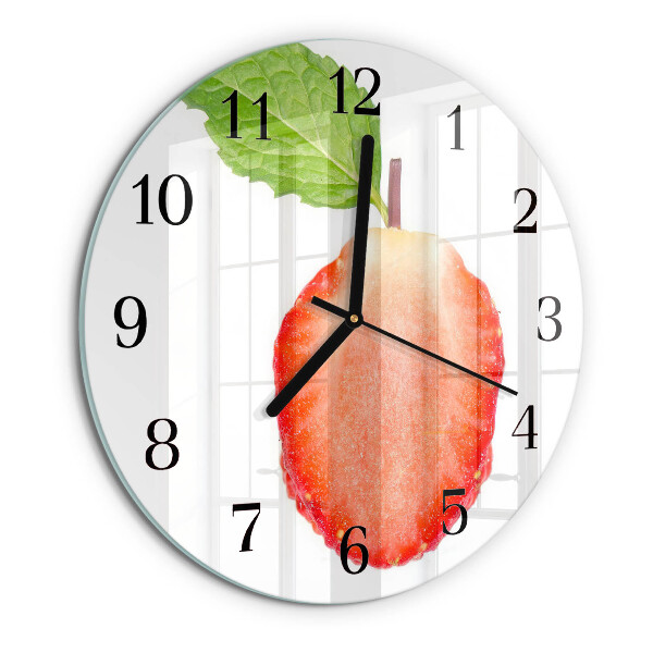 Reloj de pared redondo Fresa