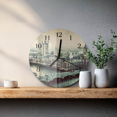 Reloj de pared redondo Londres