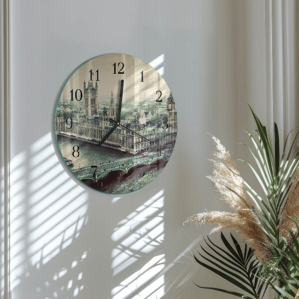 Reloj de pared redondo Londres