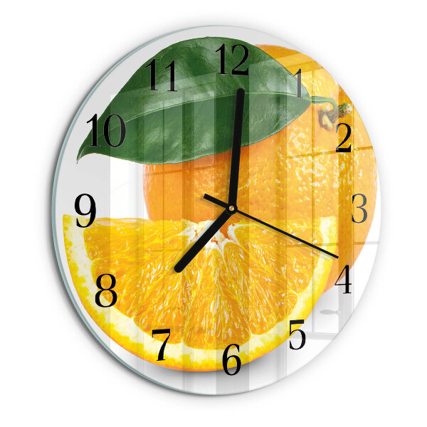 Reloj de pared redondo Naranjas