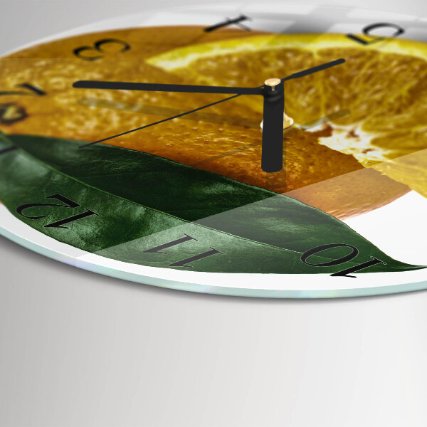 Reloj de pared redondo Naranjas