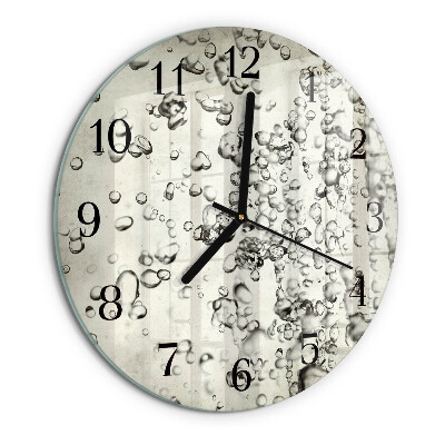 Reloj de pared redondo Gotas