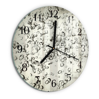 Reloj de pared redondo Gotas