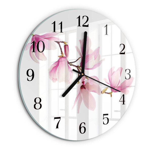 Reloj de pared redondo Magnolia