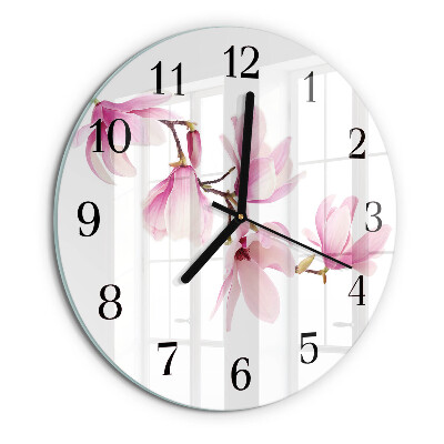 Reloj de pared redondo Magnolia