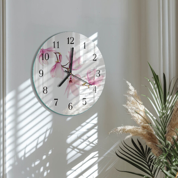 Reloj de pared redondo Magnolia