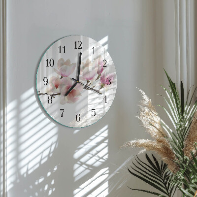 Reloj de pared redondo Magnolia