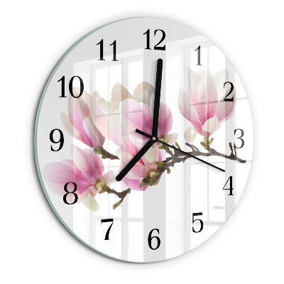 Reloj de pared redondo Magnolia