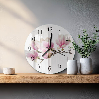 Reloj de pared redondo Magnolia