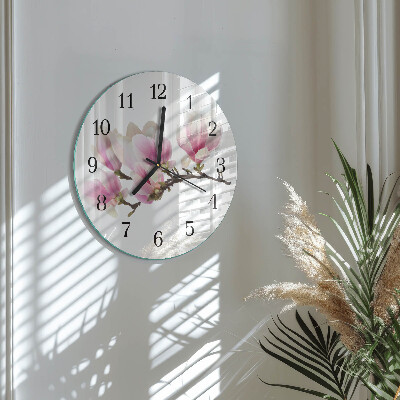 Reloj de pared redondo Magnolia