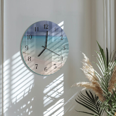Reloj de pared redondo Playa