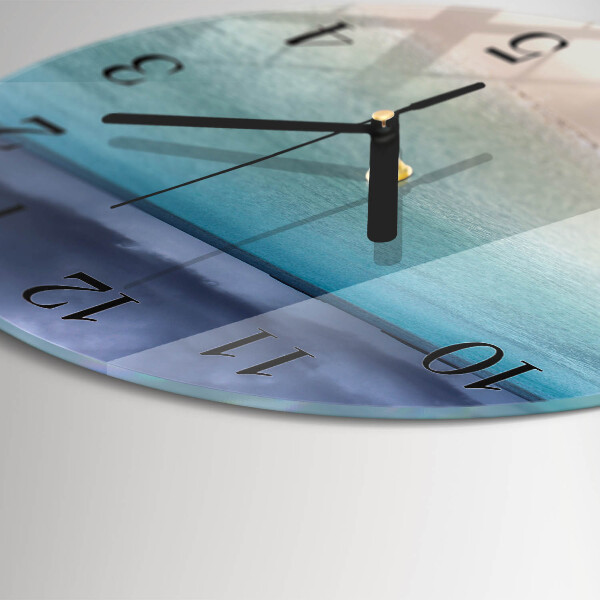 Reloj de pared redondo Playa