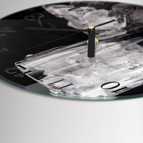 Reloj de pared redondo Hielo