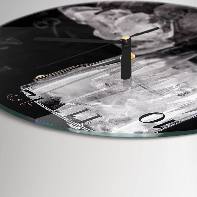 Reloj de pared redondo Hielo