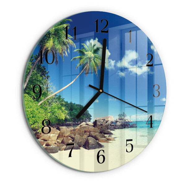 Reloj de pared redondo Palm Beach