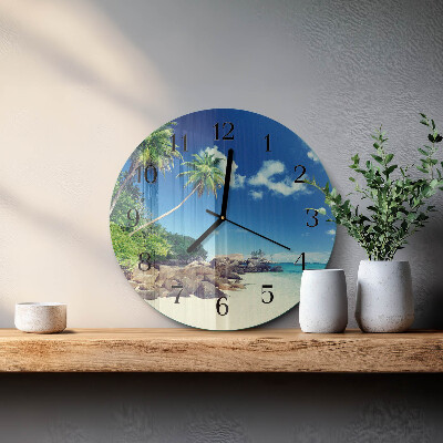 Reloj de pared redondo Palm Beach