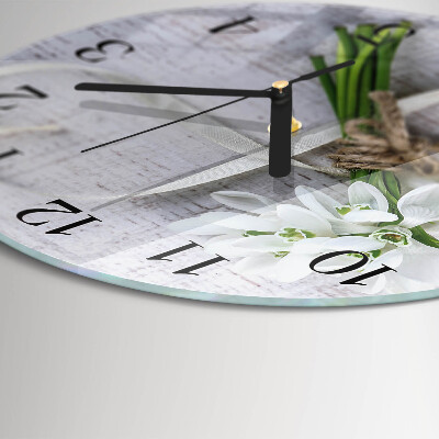 Reloj de pared redondo Ramo de flores