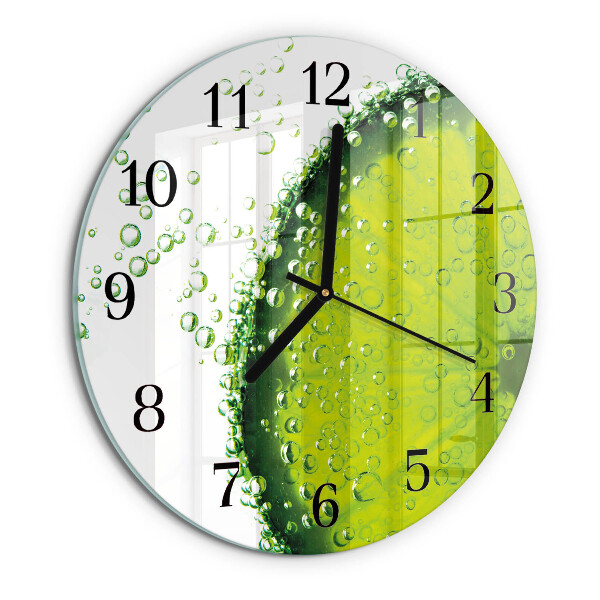 Reloj de pared redondo Carbonato de calcio