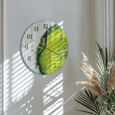 Reloj de pared redondo Carbonato de calcio