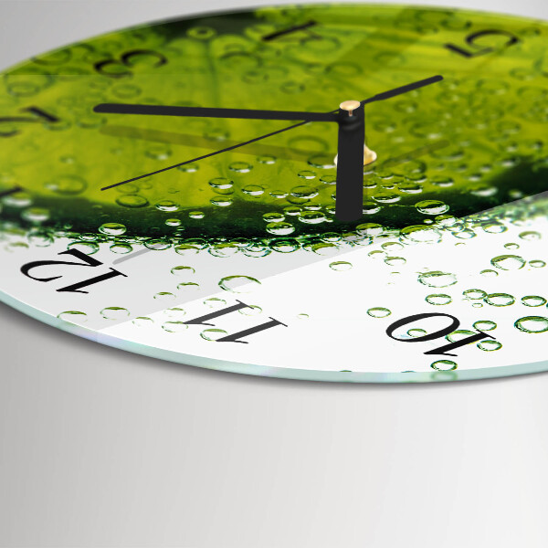 Reloj de pared redondo Carbonato de calcio